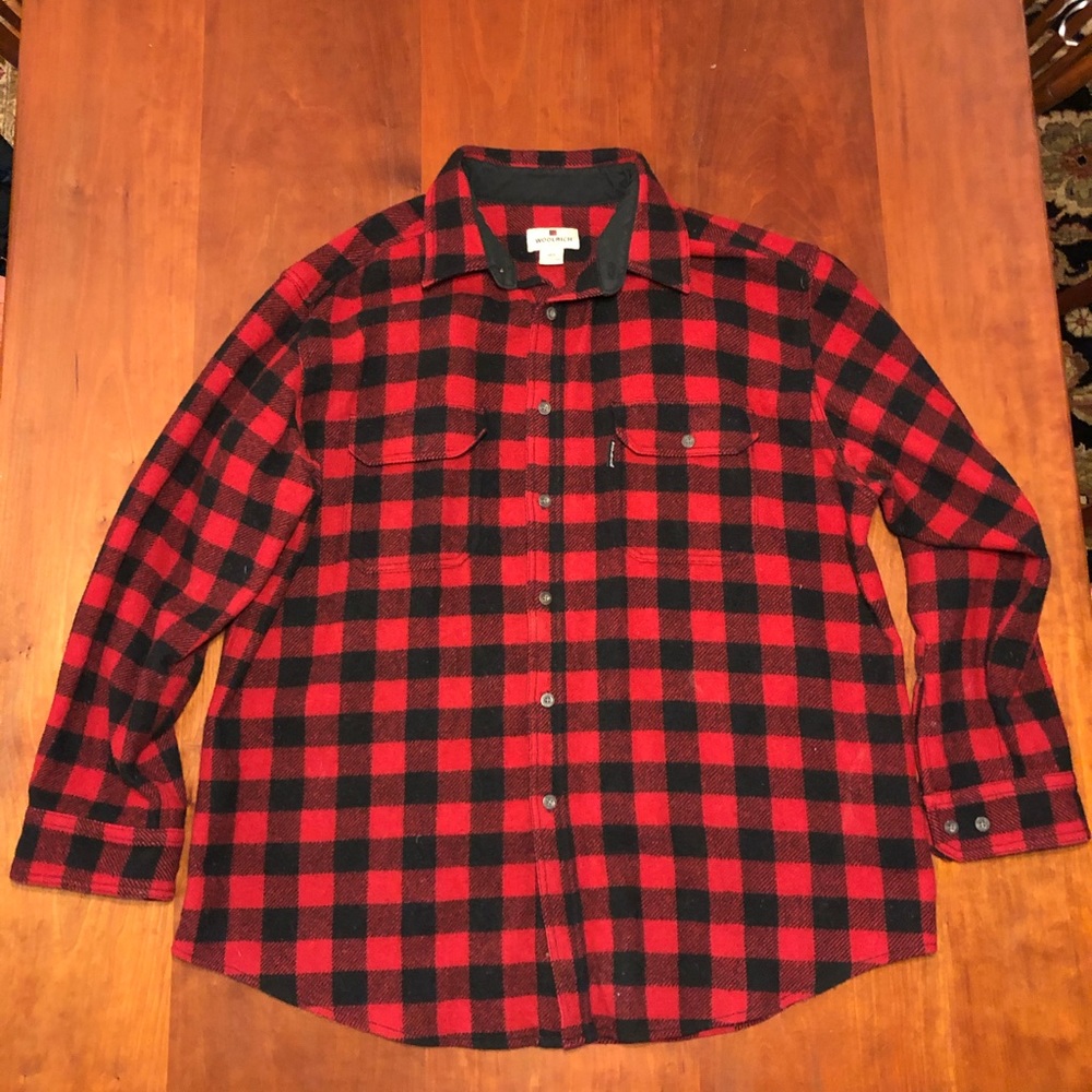 Woolrich Shirt Jacket XL Red/Black Buffalo Check